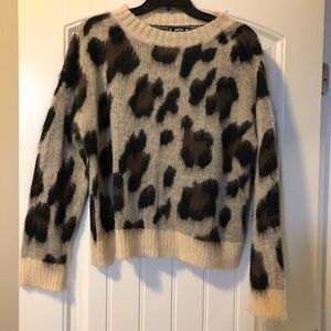 Cheetah print sweater!